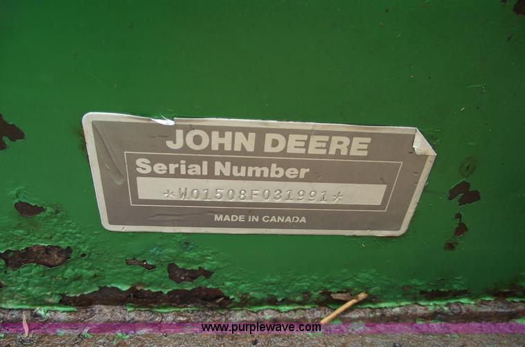 image for item 5442 John Deere 1508 15' bat wing rotary mower