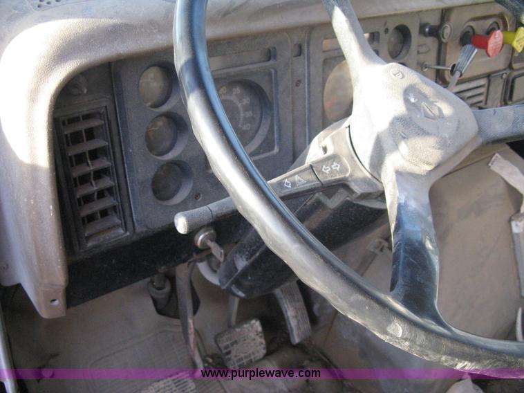 image for item 8060 1987 International S1955 flatbed tender truck