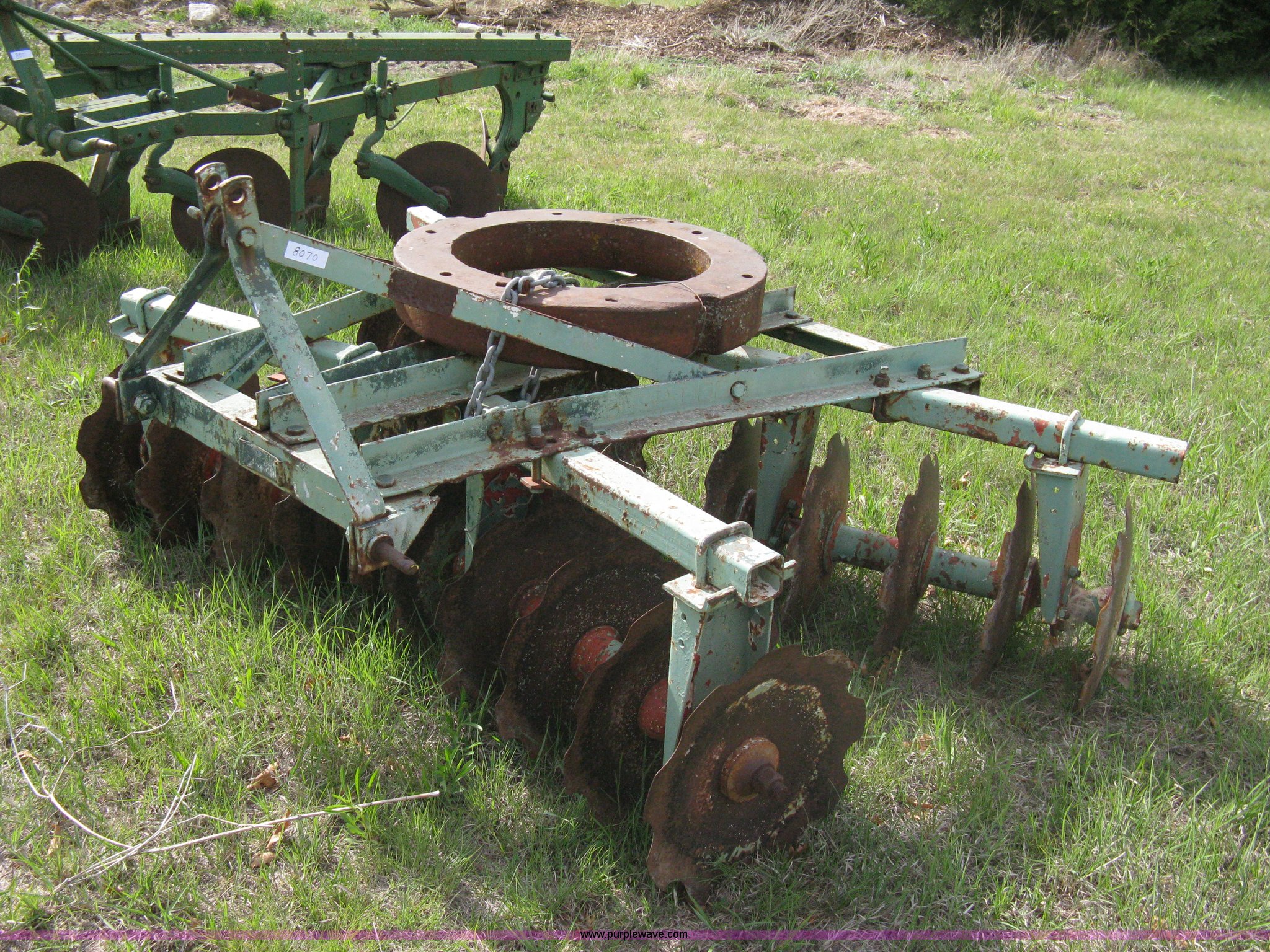 Three point disk harrow in Valley Center, KS | Item 8070 sold | Purple Wave