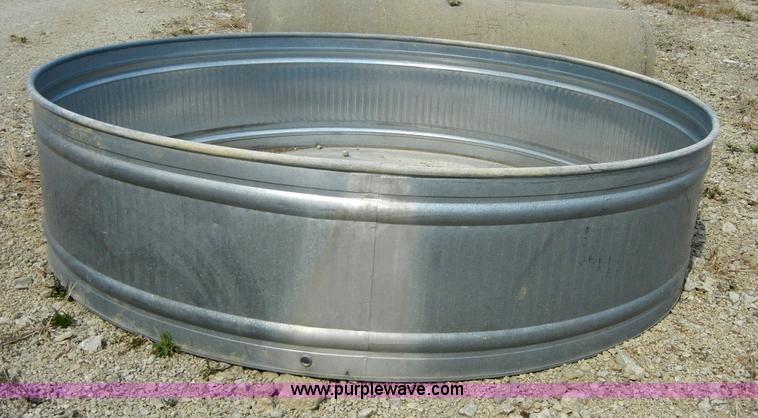 image for item 2378 Galvanized round stock tank