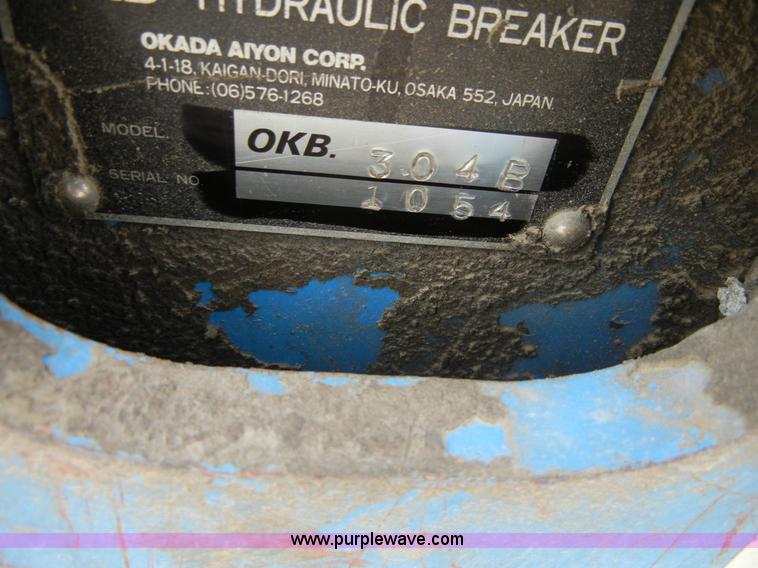 image for item 2386 Okada 304B hydraulic breaker