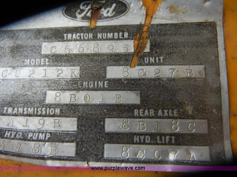 image for item 2394 Ford tractor