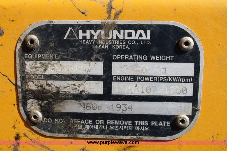 image for item 4881 2005 Hyundai 210 LC7 excavator