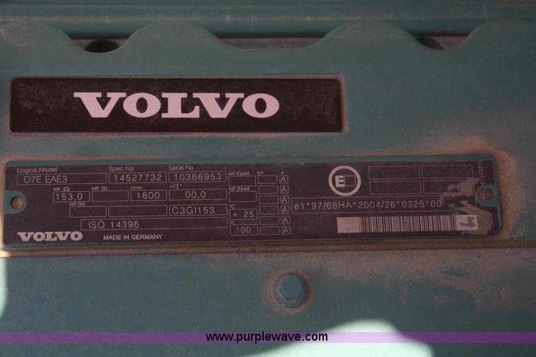 image for item 4884 2007 Volvo EC290CL excavator