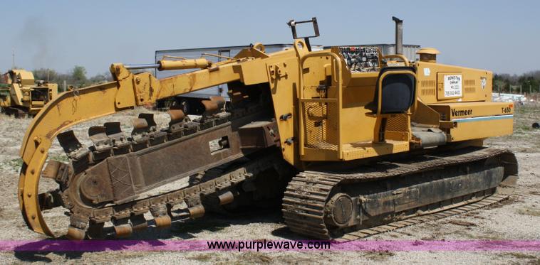 image for item 4885 1989 Vermeer T650 trencher