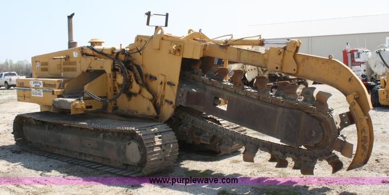 image for item 4885 1989 Vermeer T650 trencher