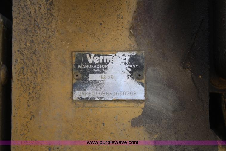 image for item 4885 1989 Vermeer T650 trencher