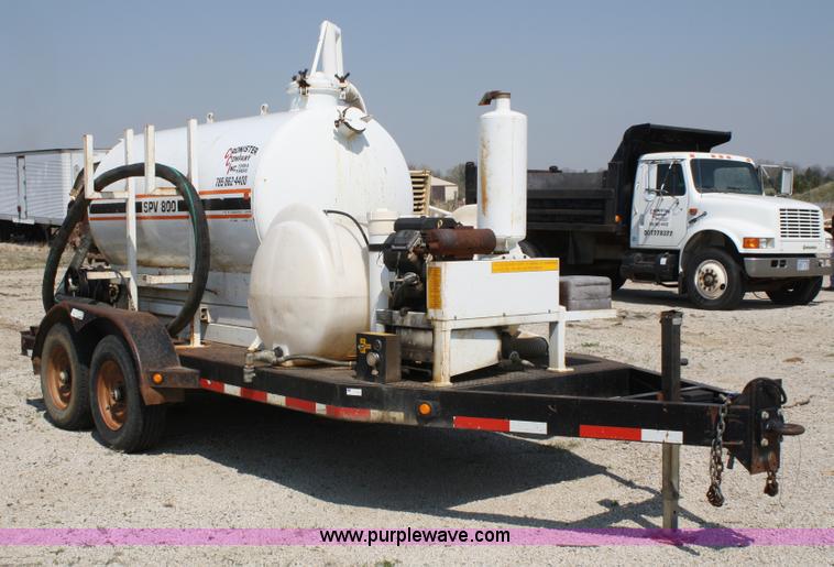 image for item 4888 2000 Maxey SPV 800 vac unit on trailer