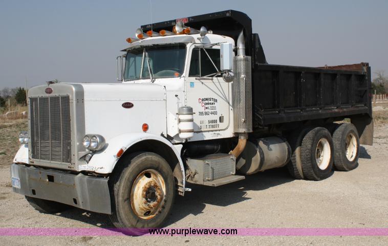 image for item 4892 1979 Peterbilt 359 dump truck