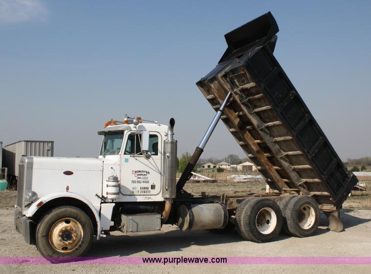 image for item 4892 1979 Peterbilt 359 dump truck