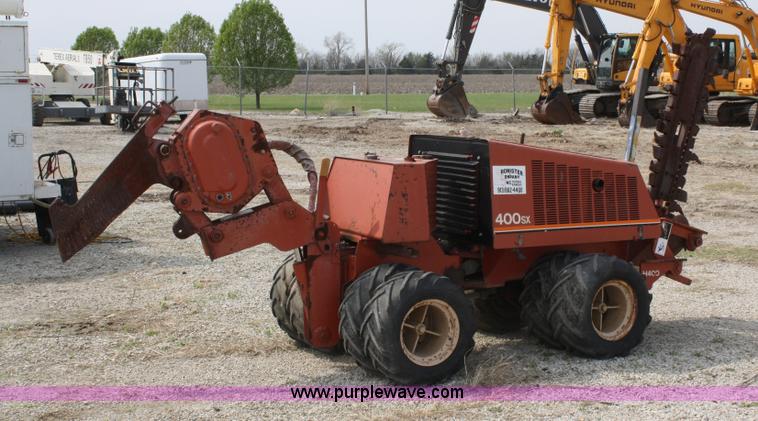 image for item 4899 1996 Ditch Witch 400SX trencher and cable plow
