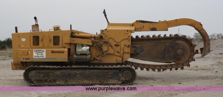 image for item 4901 1991 Vermeer T655 trencher