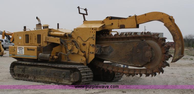 image for item 4901 1991 Vermeer T655 trencher