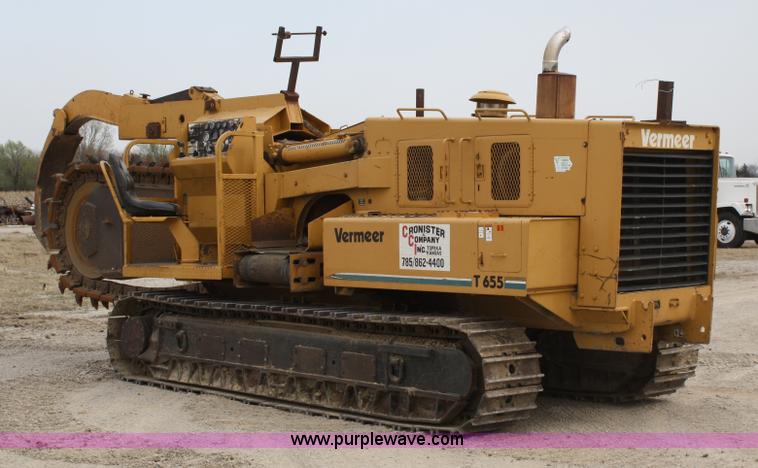 image for item 4901 1991 Vermeer T655 trencher
