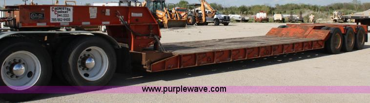 image for item 4904 1996 Witzco Challenger RG-50 lowboy trailer