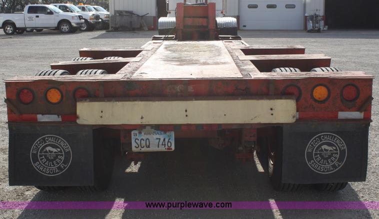 image for item 4904 1996 Witzco Challenger RG-50 lowboy trailer