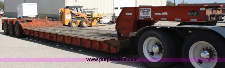 image for item 4904 1996 Witzco Challenger RG-50 lowboy trailer