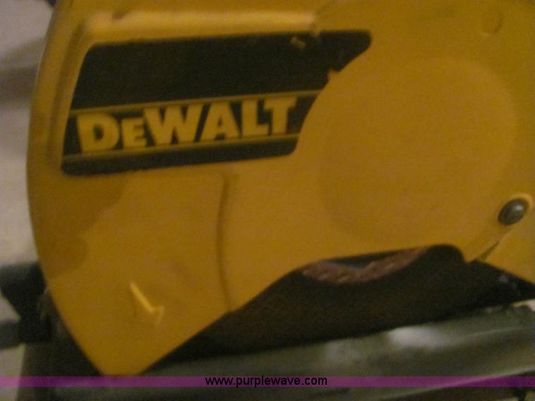 image for item 6117 Dewalt DW870 14" metal chop saw