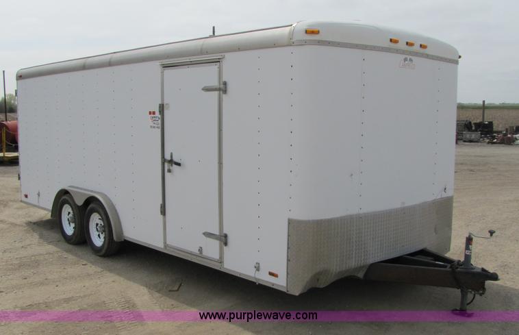 image for item 8518 1999 enclosed cargo trailer