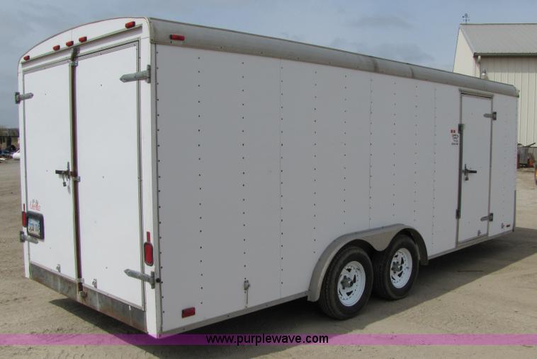 image for item 8518 1999 enclosed cargo trailer