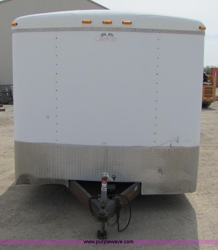 image for item 8518 1999 enclosed cargo trailer