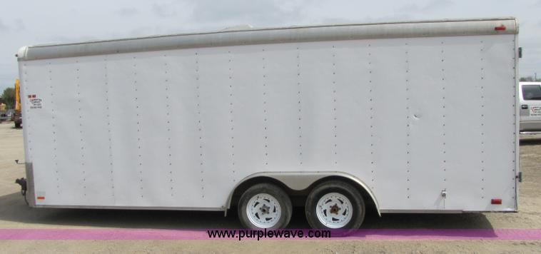 image for item 8518 1999 enclosed cargo trailer