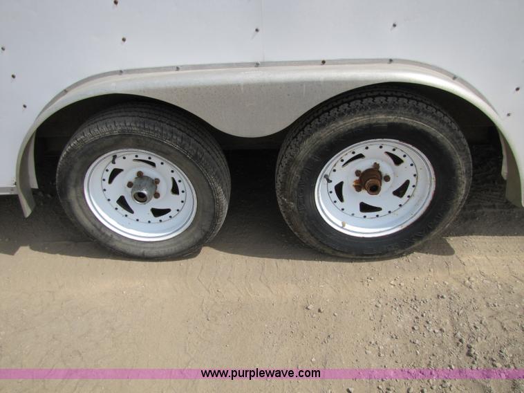 image for item 8518 1999 enclosed cargo trailer