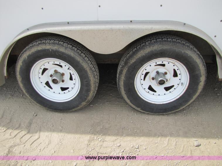 image for item 8518 1999 enclosed cargo trailer