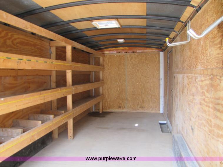 image for item 8518 1999 enclosed cargo trailer