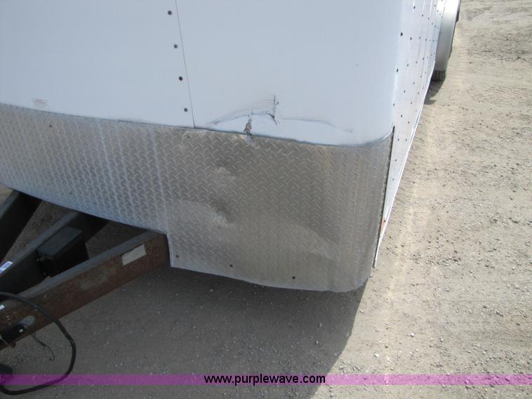 image for item 8518 1999 enclosed cargo trailer