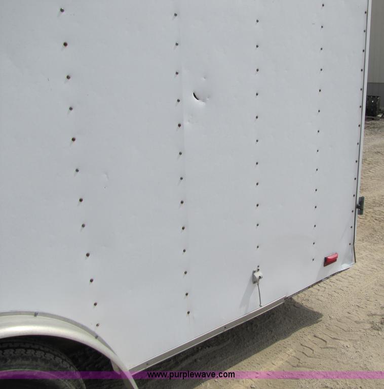 image for item 8518 1999 enclosed cargo trailer