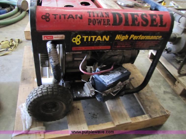 image for item 8523 Titan 5500 high performance diesel generator