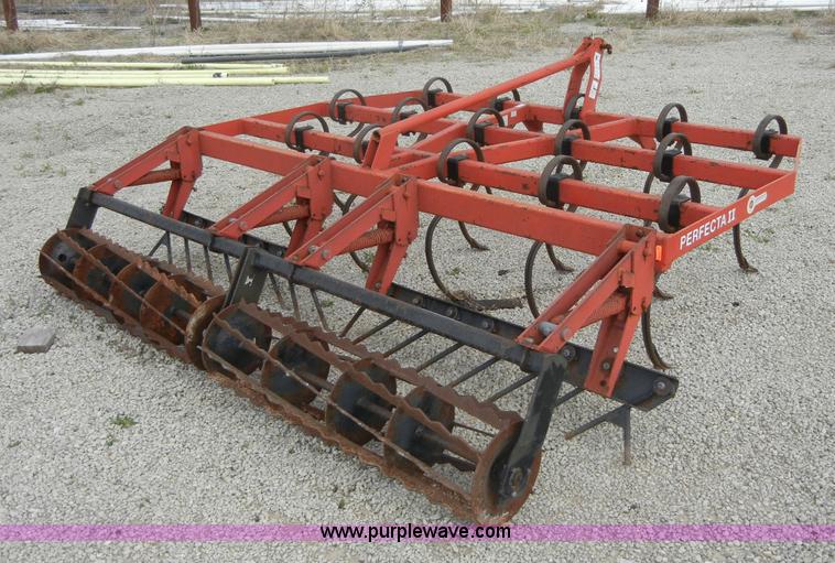 image for item 8696 Unverferth Perfecta II 8' spring tooth with rolling harrow