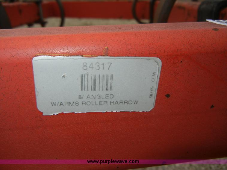 image for item 8696 Unverferth Perfecta II 8' spring tooth with rolling harrow