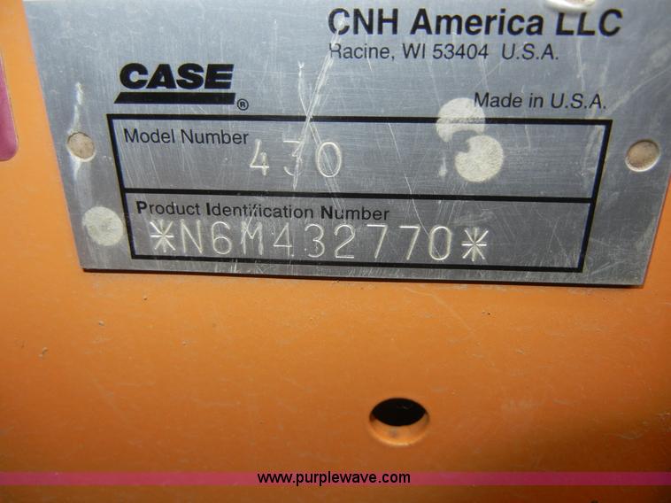 image for item 8709 2005 Case 430 skid steer