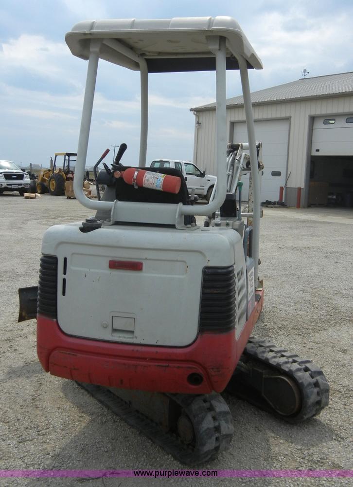 image for item 8717 2001 Takeuchi TB016 mini excavator