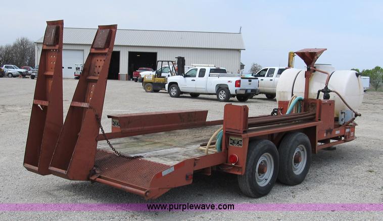 image for item 8961 1995 Belshe T-1 16' trailer with mud mixer