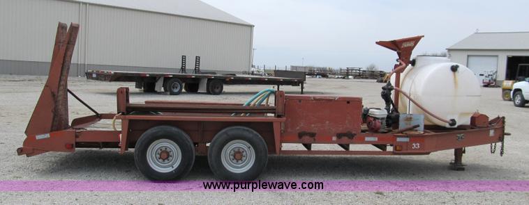 image for item 8961 1995 Belshe T-1 16' trailer with mud mixer