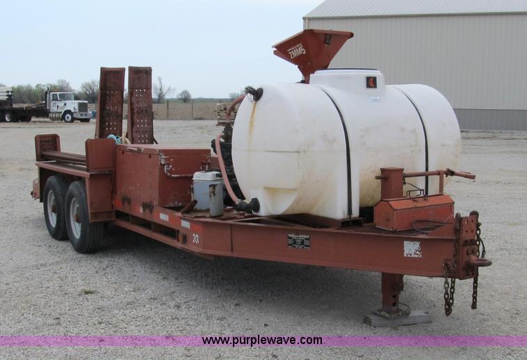 image for item 8961 1995 Belshe T-1 16' trailer with mud mixer