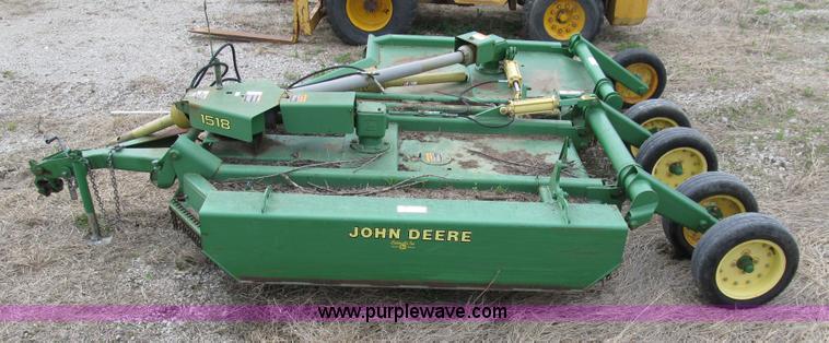 image for item 8978 John Deere 1518 10' rotary mower