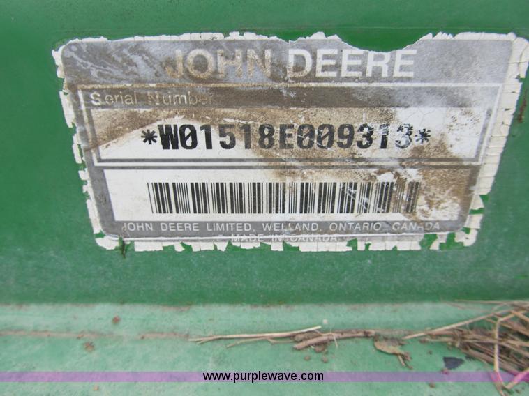 image for item 8978 John Deere 1518 10' rotary mower
