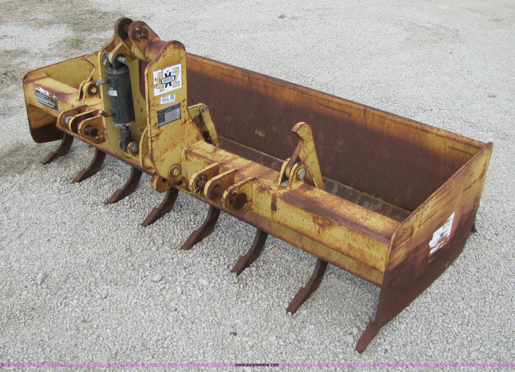 Woods 80"W box blade with teeth in Topeka, KS Item 8701 sold Purple
