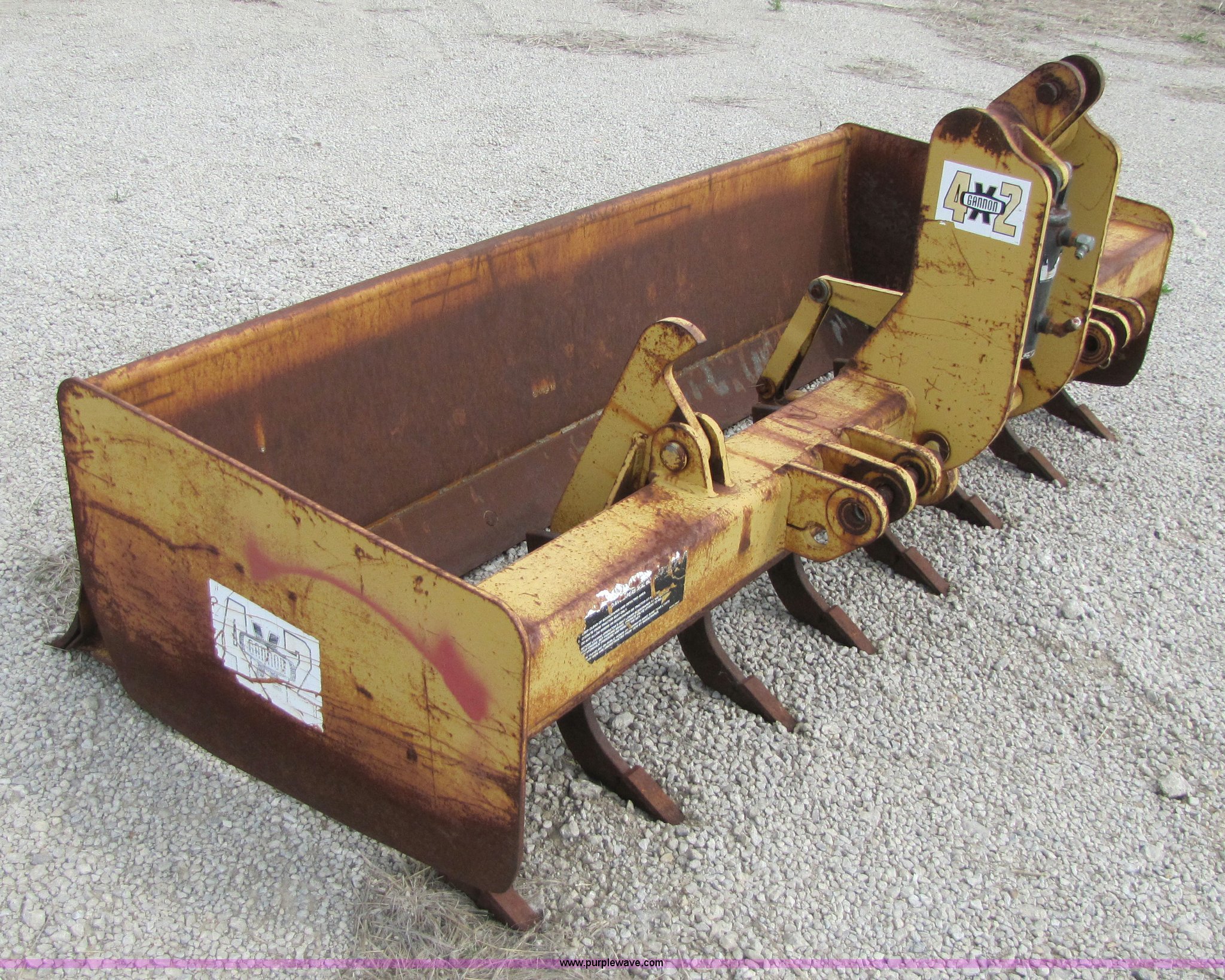 Woods 80"W box blade with teeth in Topeka, KS Item 8701 sold Purple