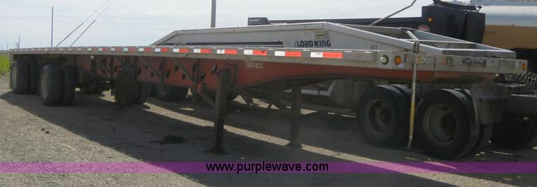 image for item 2217 1997 Talbert 48' flat bed semi trailer