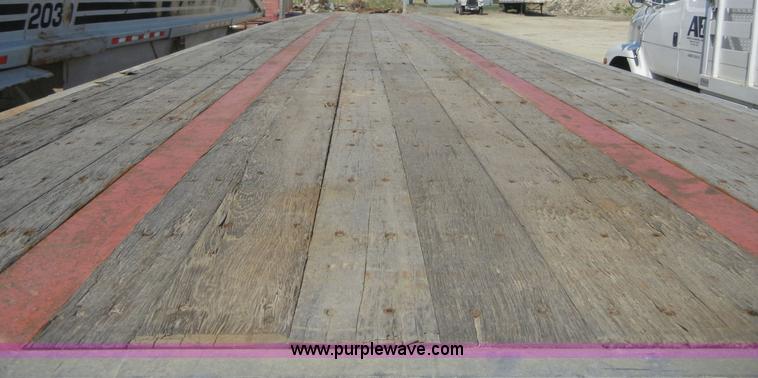 image for item 2217 1997 Talbert 48' flat bed semi trailer