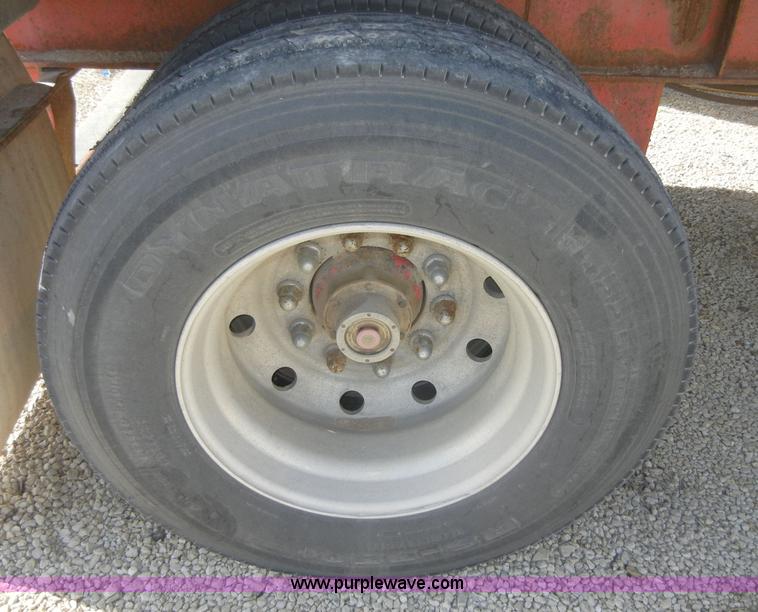 image for item 2217 1997 Talbert 48' flat bed semi trailer