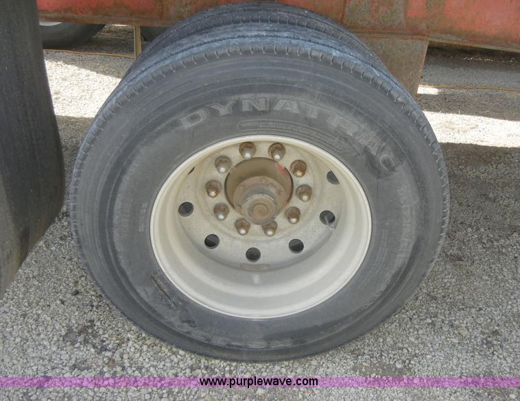 image for item 2217 1997 Talbert 48' flat bed semi trailer