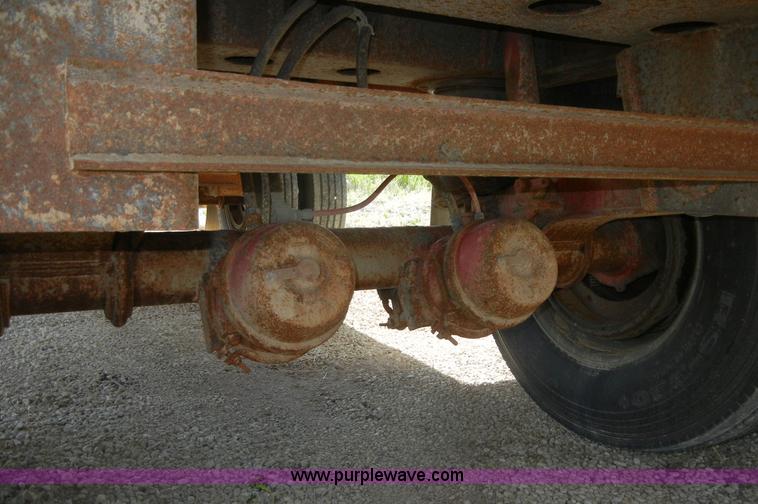 image for item 2217 1997 Talbert 48' flat bed semi trailer