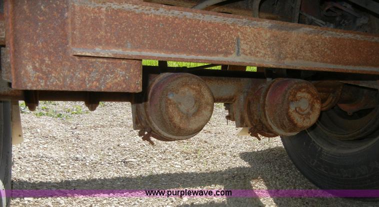 image for item 2217 1997 Talbert 48' flat bed semi trailer