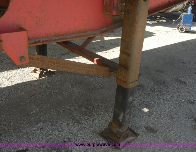 image for item 2217 1997 Talbert 48' flat bed semi trailer